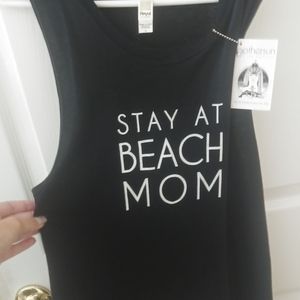 Mothersun Black tank top Bamboo